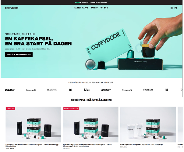 Story-Driven Homepage for Coffee Lovers